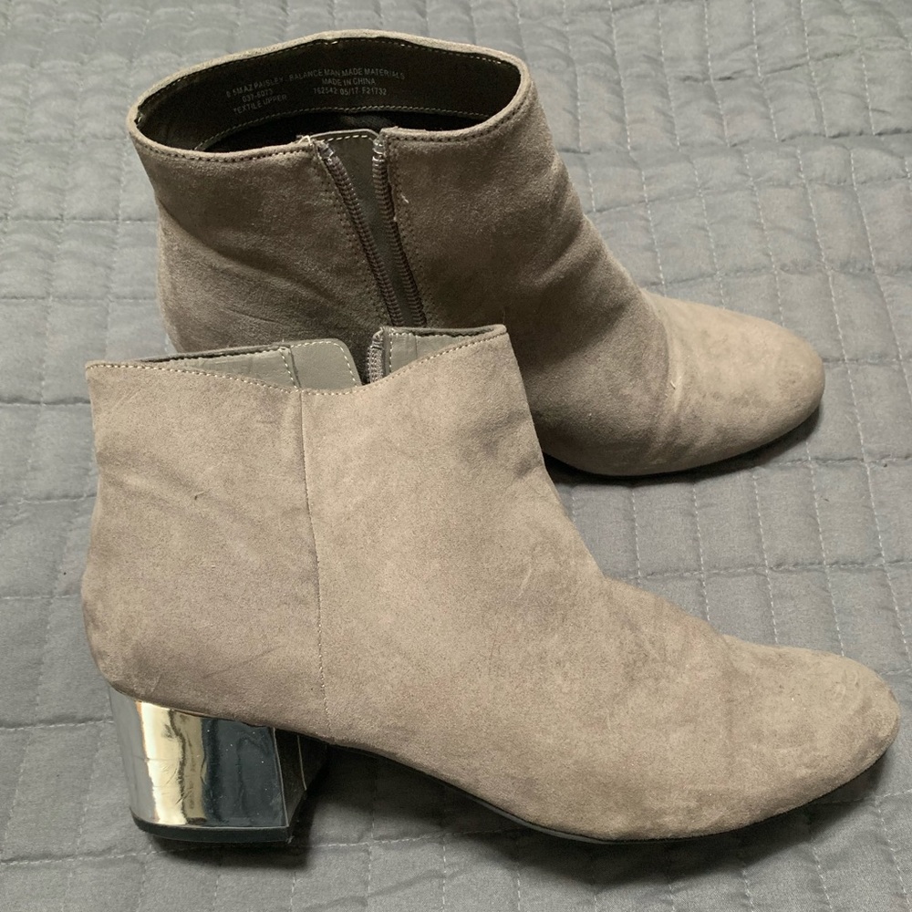 Grey booties